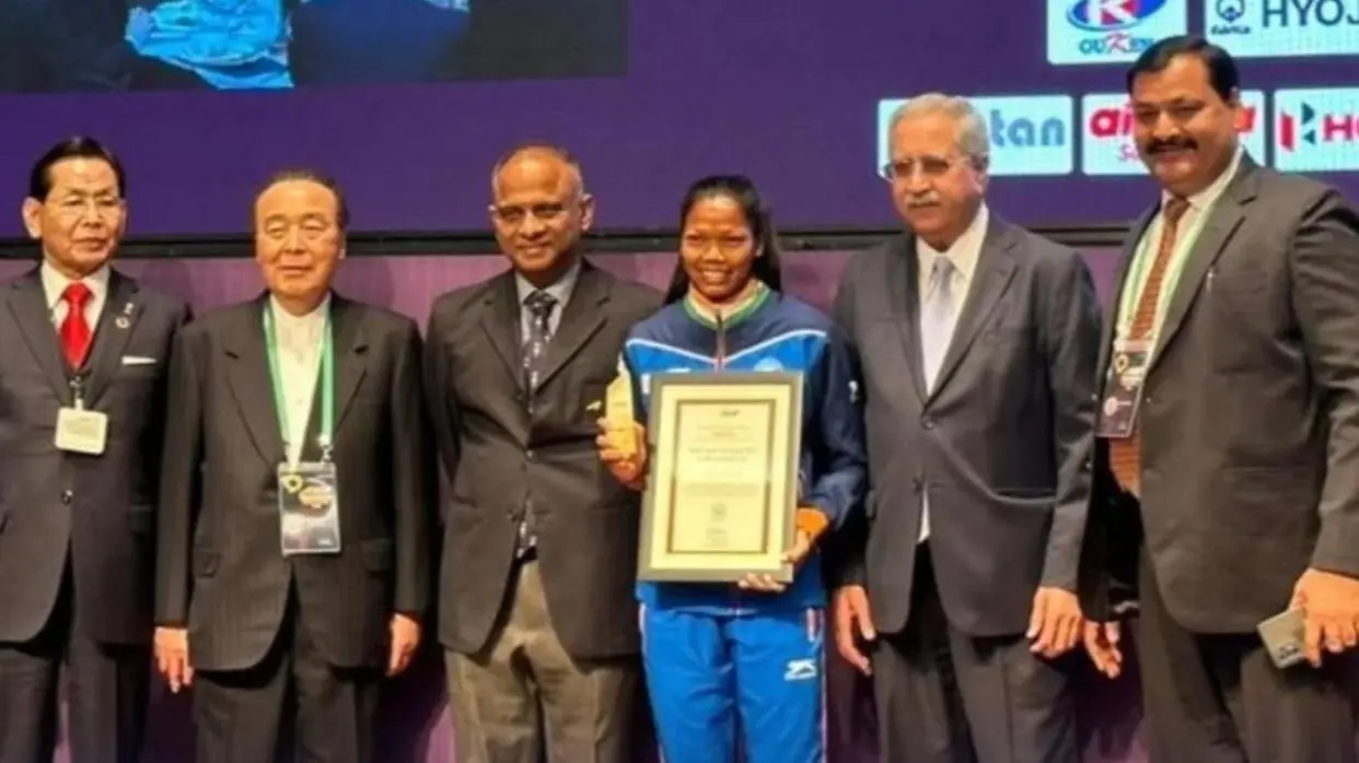 Hockey player Salima Tete, PC: hockeyindia.org