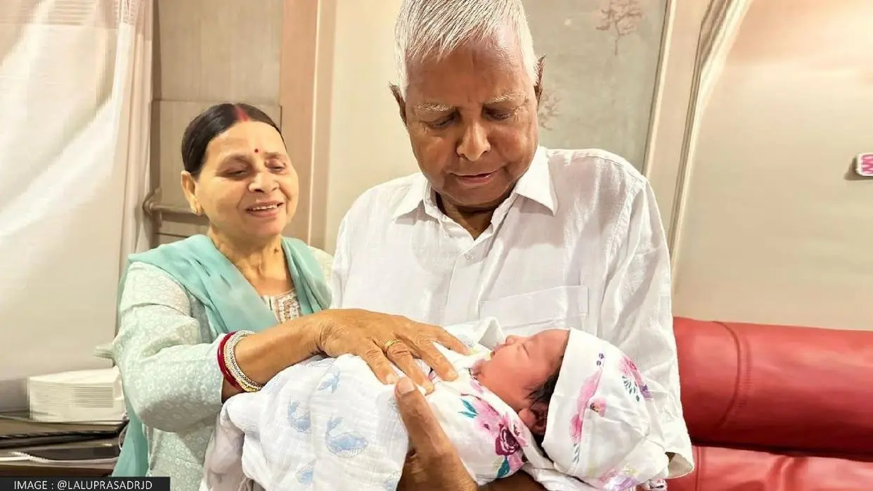 Lalu Prasad Yadav Gradndauhter Pictures (PC: Twitter- @laluprasadrjd)