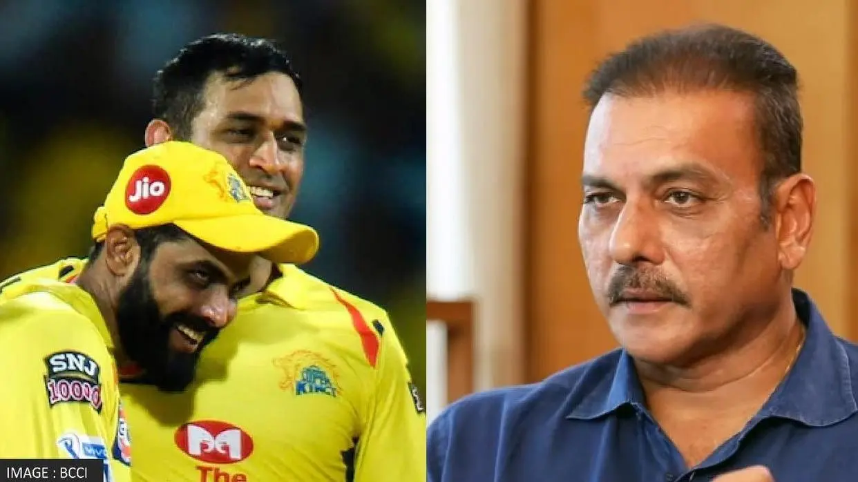 ravi shastri, ms dhoni, jadesja