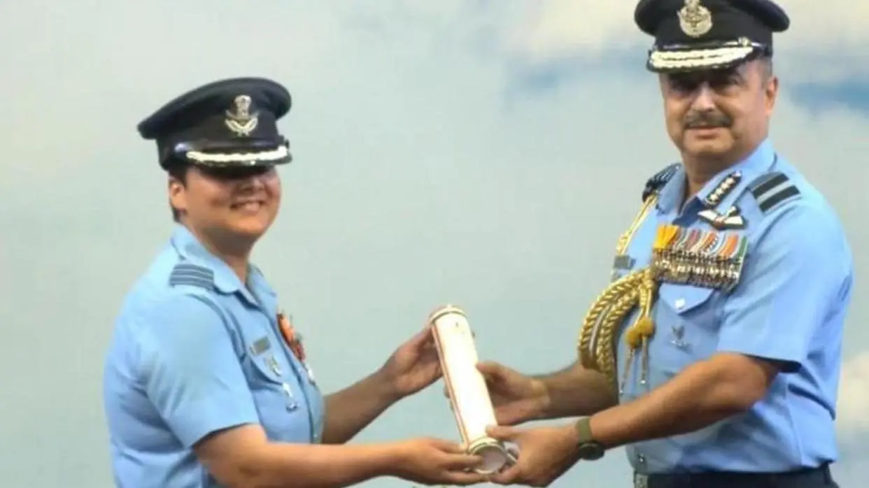 Wing Commander Deepika Mishra (PC: ANI)
