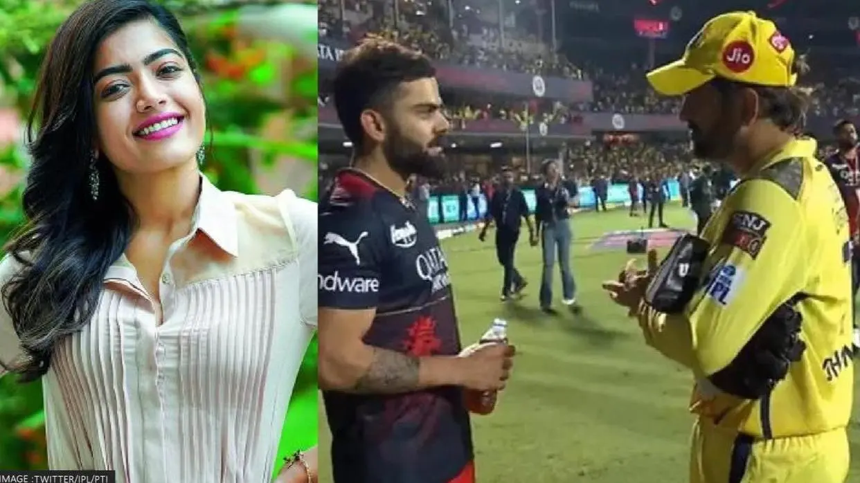 PC: Rashmika Mandanna Virat Kohli MS Dhoni