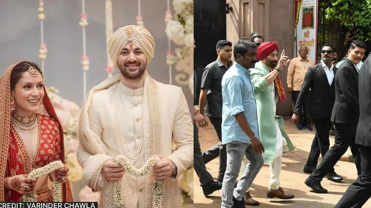 Karan Deol Drisha Acharya Wedding
image- instagram