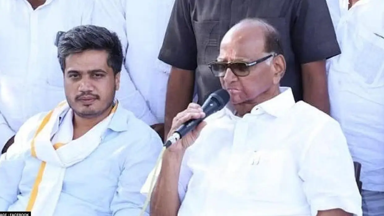Rohit Pawar meets Sharad Pawar
image- facebook