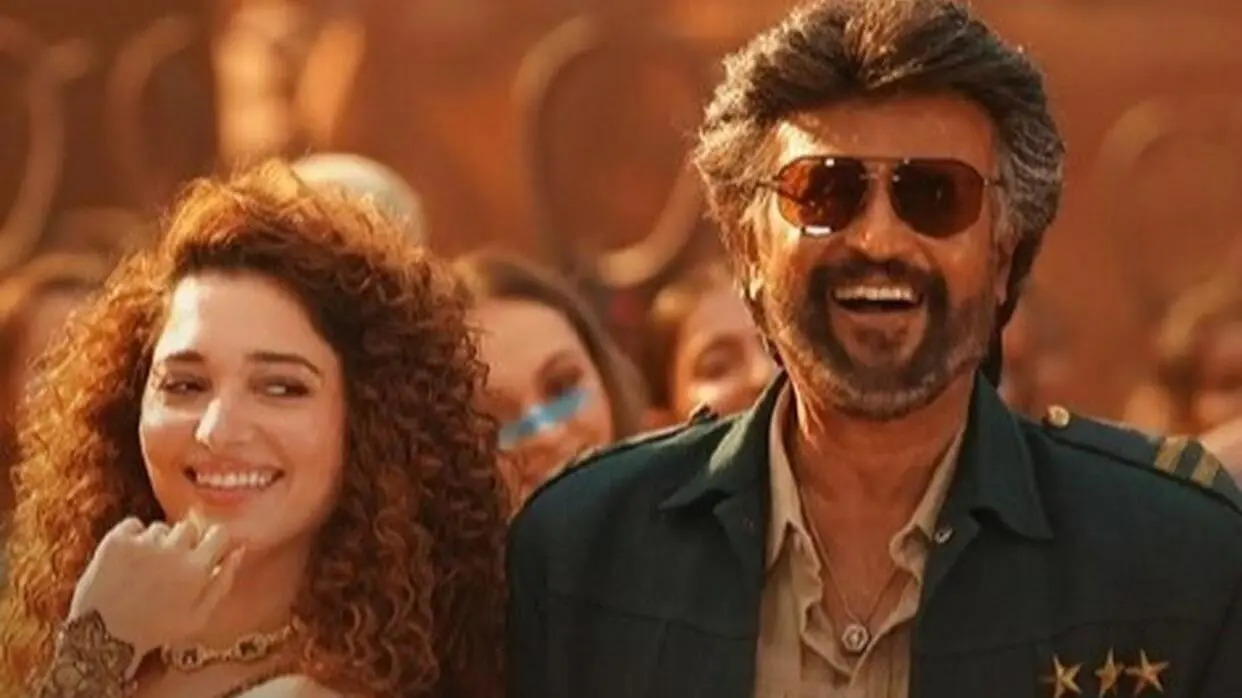 फिल्म कवाला में रजनीकांत के साथ तमन्ना भाटिया,
PC: IMDb