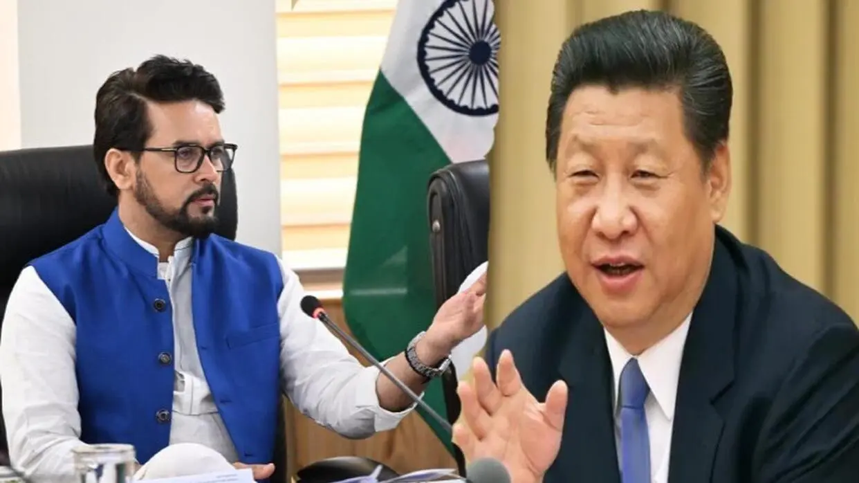 China Staple Visa Anurag Thakur Xi Jinping
(PC: AP/FB)