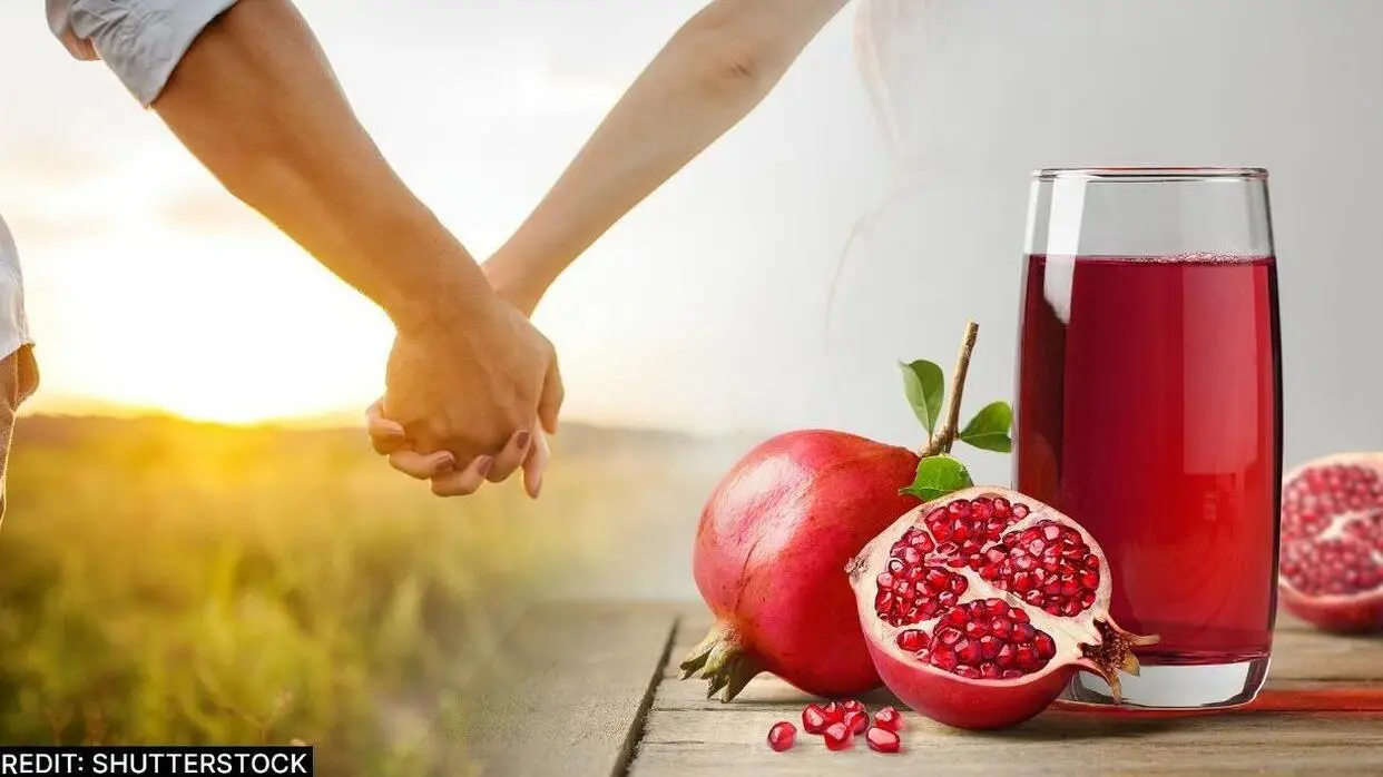benefits of a glass of pomegranate juice for married men