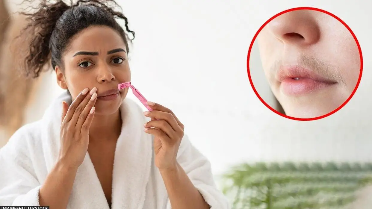 चेहरे के अनचाहे बालों को हटाने के टिप्स (फोटो : Shutterstock)
