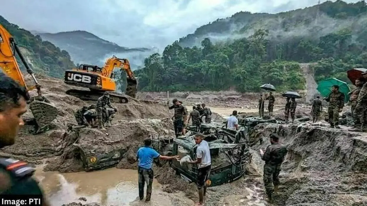 Sikkim Flood, PC: PTI