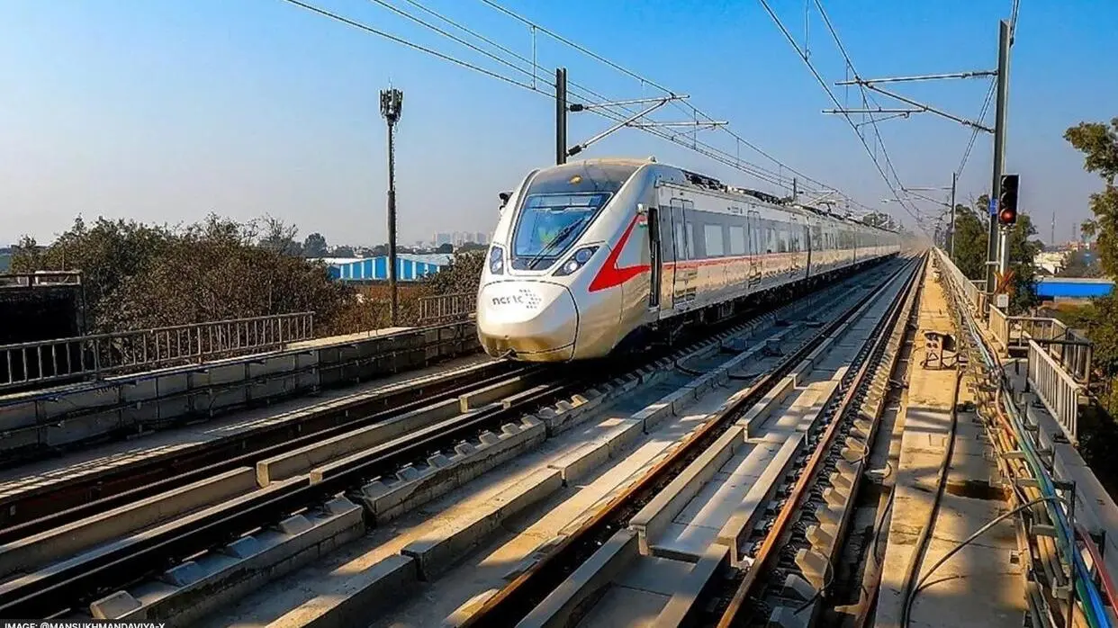 India's first semi-high speed rail Namo Bharat
(Image: X-mansukh mandaviya)