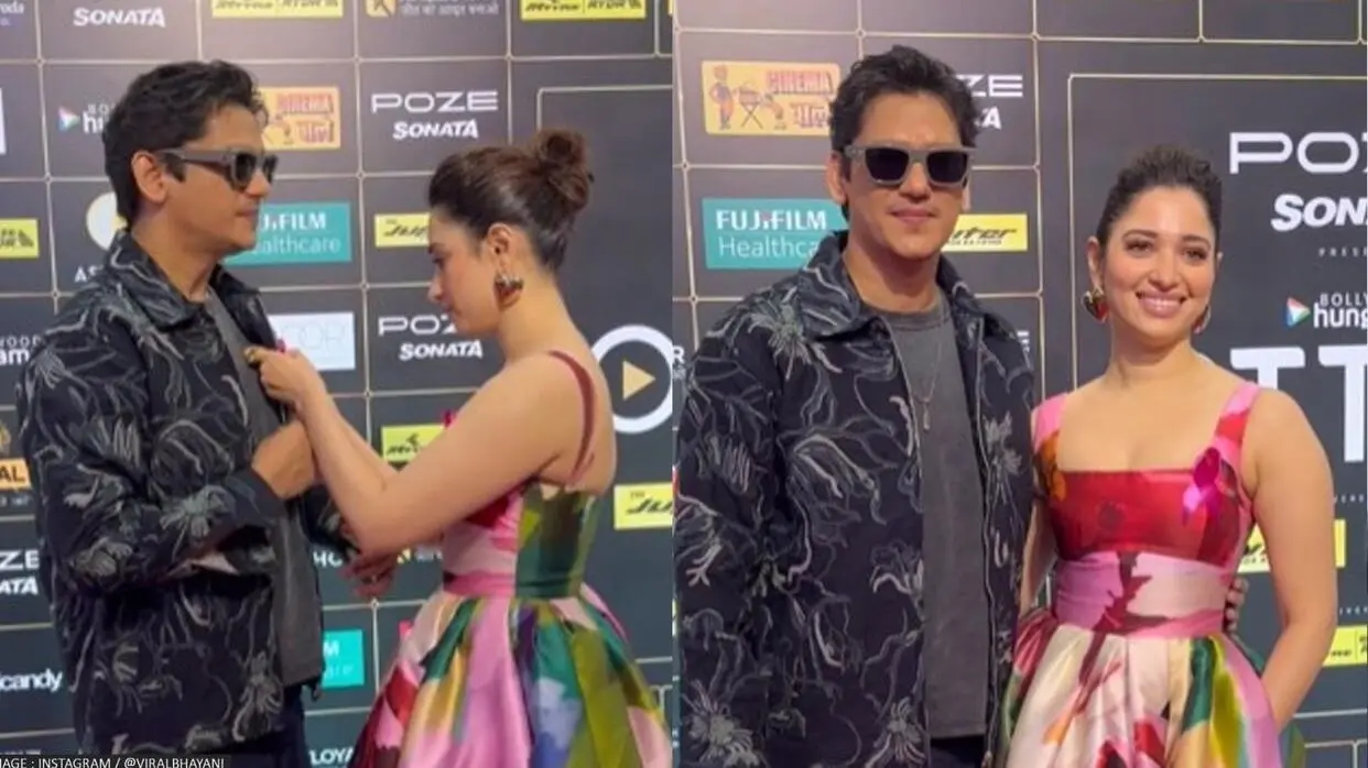 Tamannaah Bhatia and Vijay Varma viral video
image- @viralbhayani/instagram