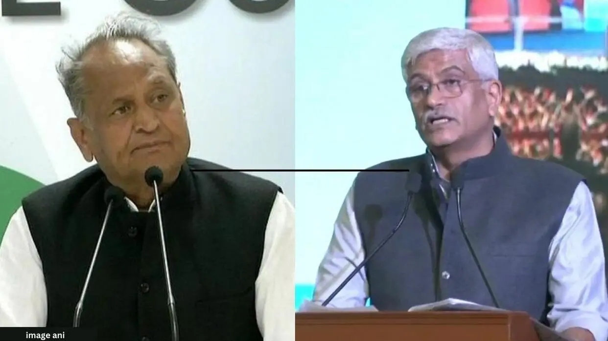 gajendra singh shekhawat and ashok gehlot (PC ANI)