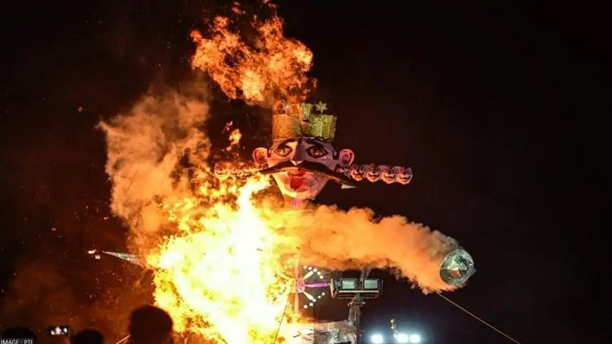 Kaha Nahi Hota Ravan Dahan
image- pti