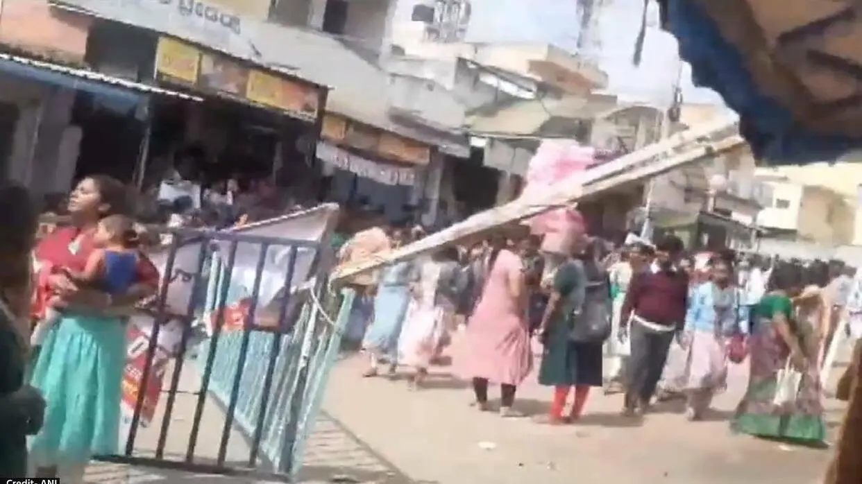 Hasanamba Temple incident Karnataka (Image: ANI)