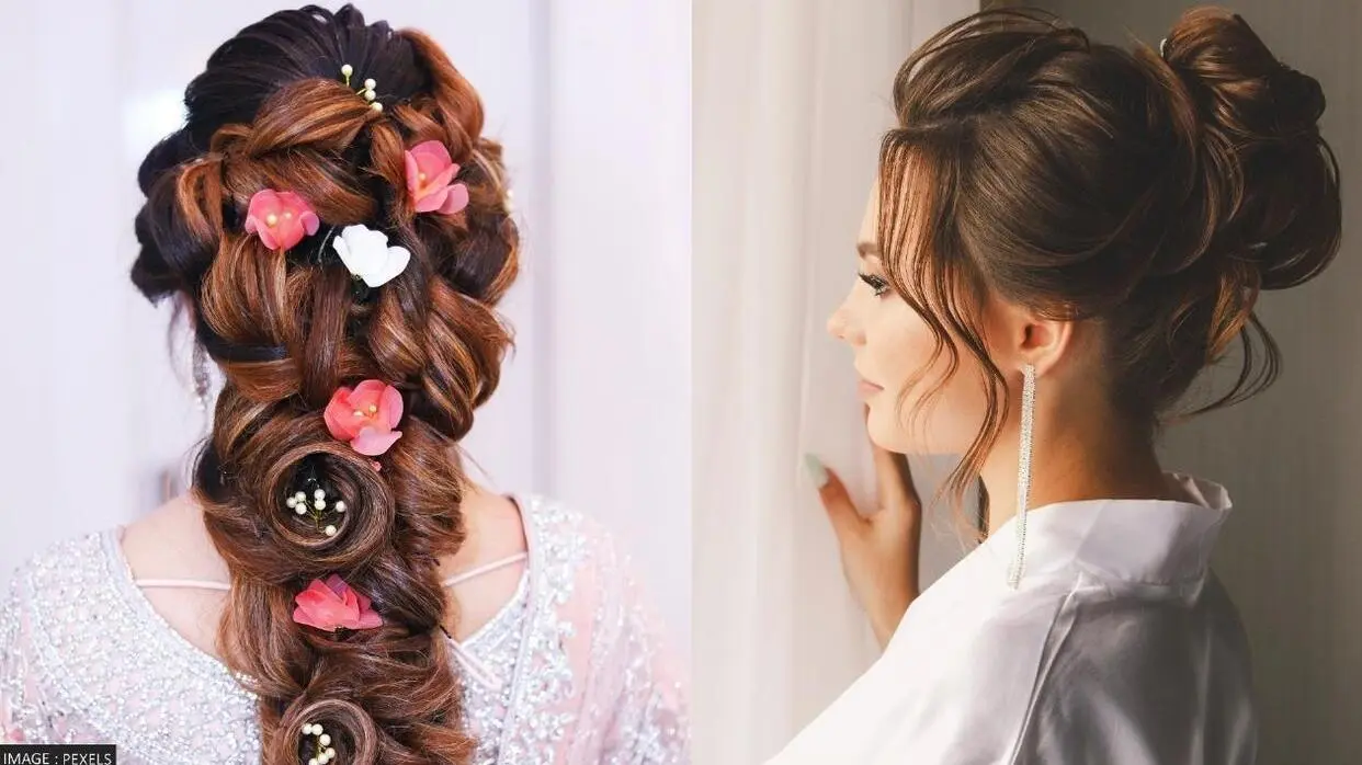 वेडिंग पार्टी के लिए हेयर स्टाइल आइडिया (फोटो : Pexels)