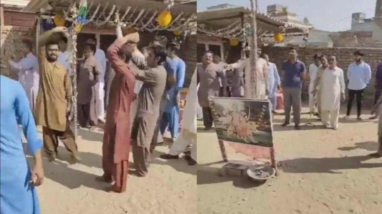 Hinglaj Mata Mandir is being demolished in Pakistan (Image: Video Grab)