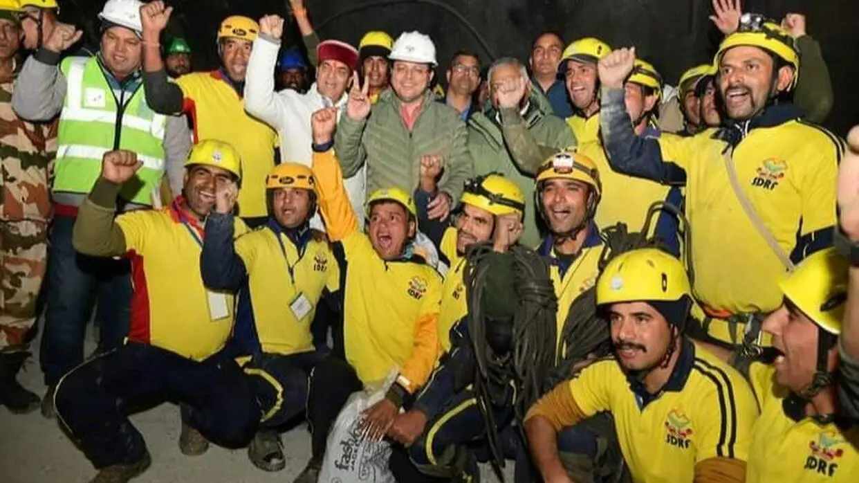 PC: ajay alok/ tunnel rescue operation