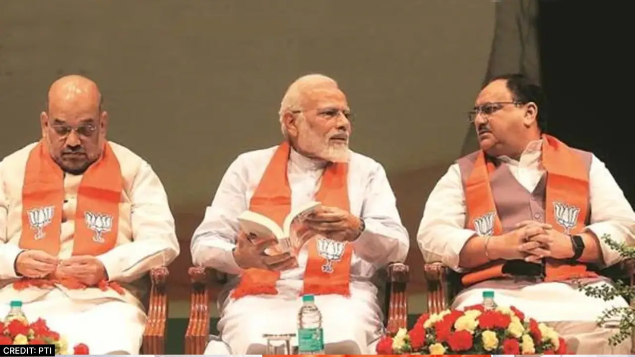 PM MODI, AMIT SHAH, JP NADDA
