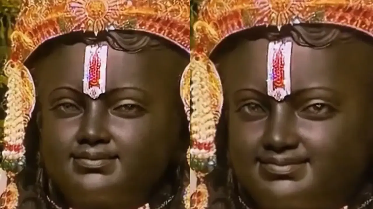 पलक झपका रहे रामलला! AI जनरेटेड वायरल वीडियो देख भावुक हुए लोग, बोले- जय श्री राम ramlala blinking eyes AI pic