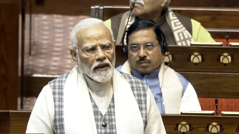 जिस कांग्रेस के नेता और नीति की गारंटी नहीं, वो मोदी की गारंटी को चुनौती दे रही है- PM मोदी PM Modi Rajyasabha