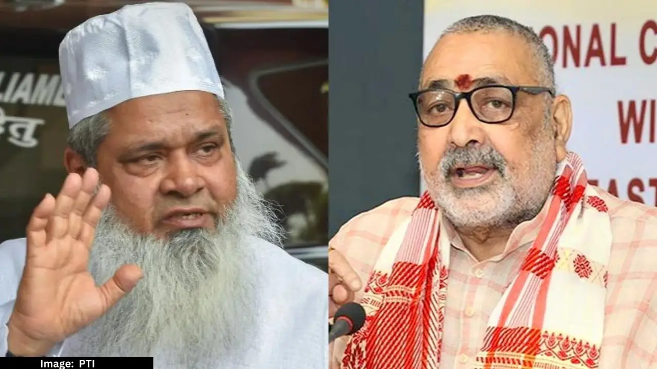 Badaruddin Ajmal Giriraj Singh