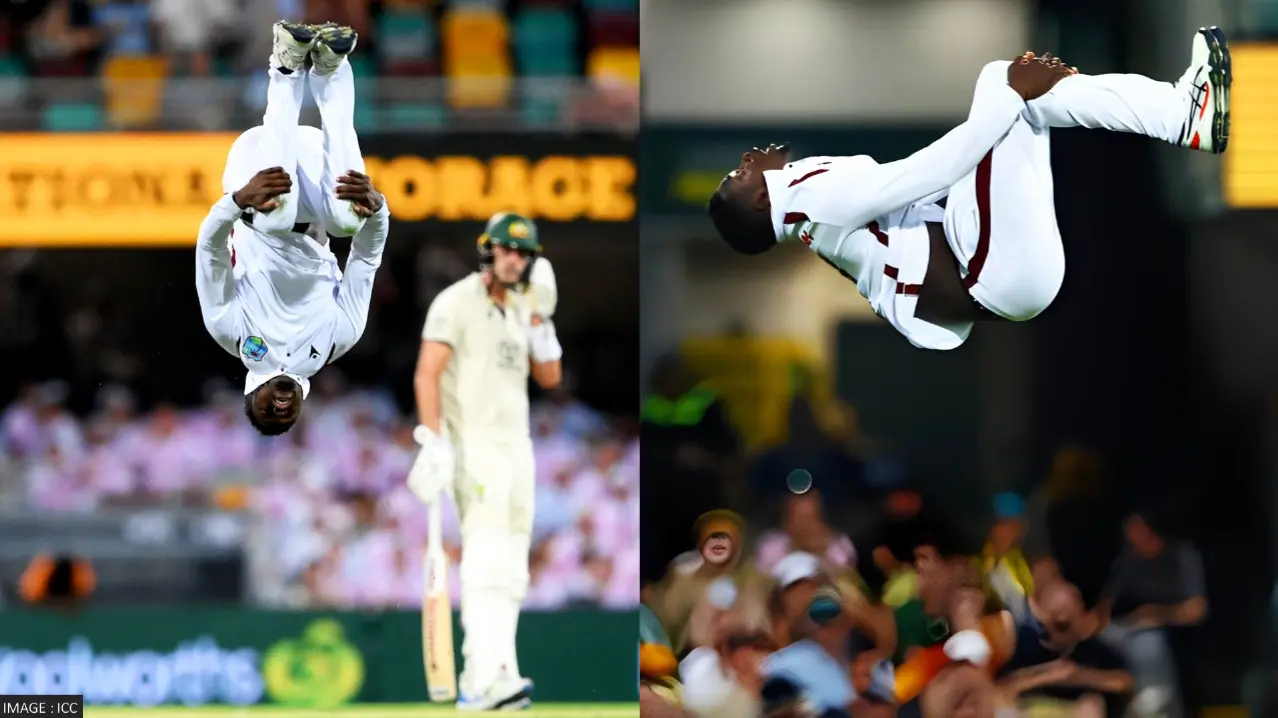 Gymnastics in Aus vs WI Test Match