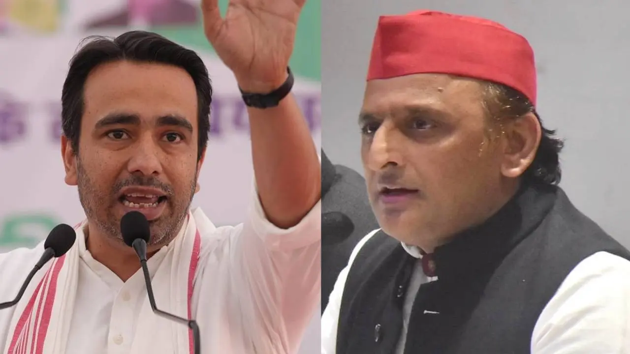 Jayant Chaudhary and Akhilesh Yadav
