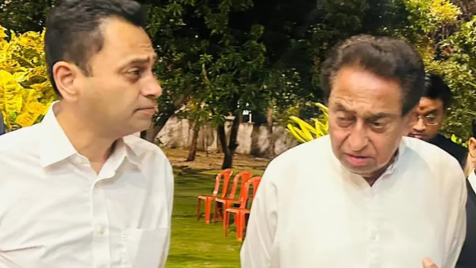 madhya pradesh congress leader kamal nath and nakul nath