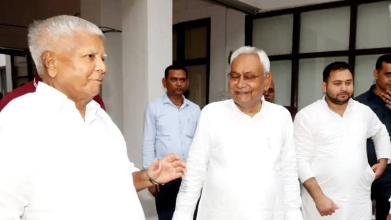Bihar Nitish Kumar and Lalu Yadav