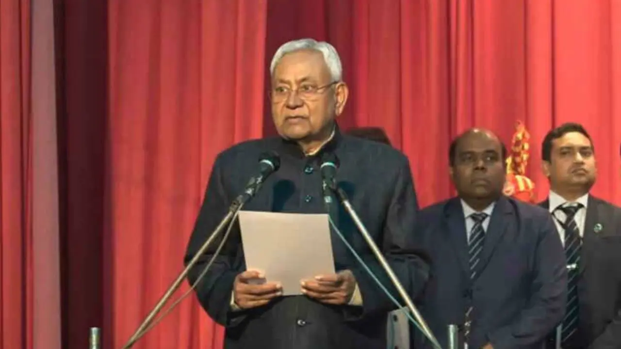 Nitish Kumar oath