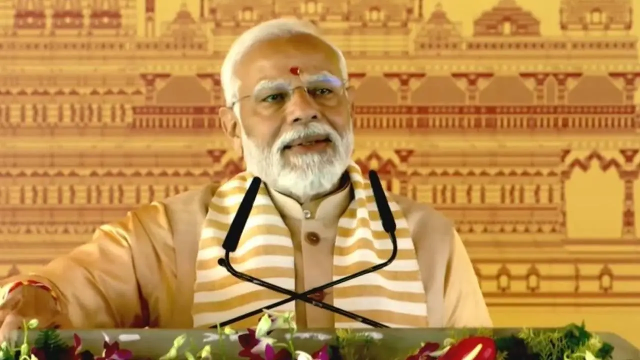 PM Narendra Modi Kalki Dham Mandir