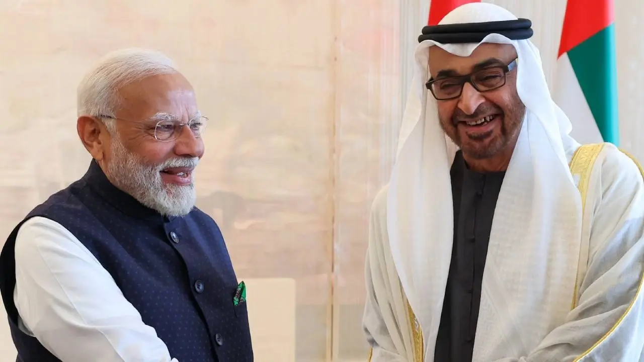 PM Narendra Modi and UAE President Sheikh Mohamed bin Zayed
