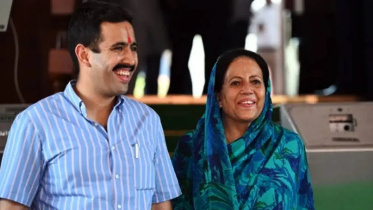 Pratibha Singh and Vikramaditya Singh