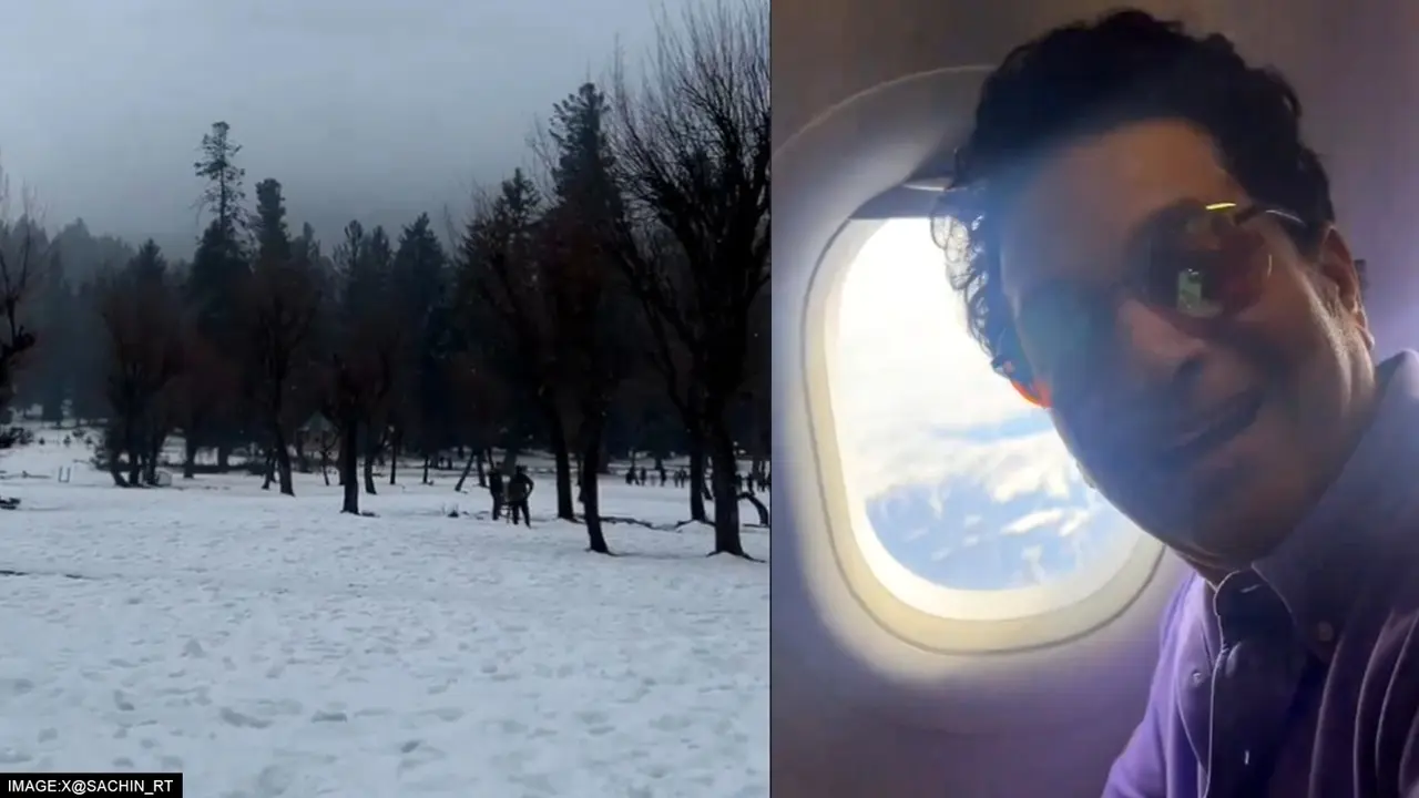 Sachin Tendulkar in Kashmir