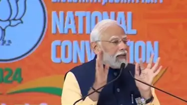 pm modi bjp national convention day 2