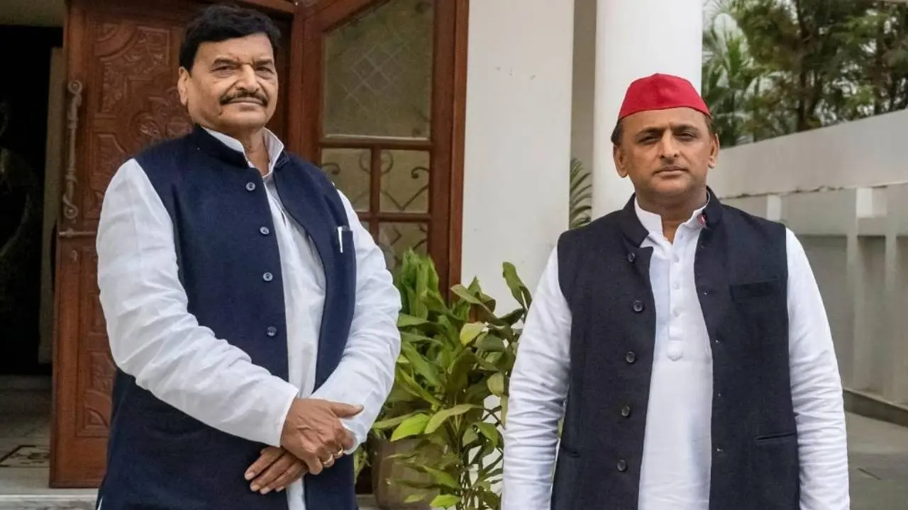 SP Releases Third List of 5 Candidates in UP, Shivpal to Contest From Badaun | Details Here Shivpal and Akhilesh Yadav