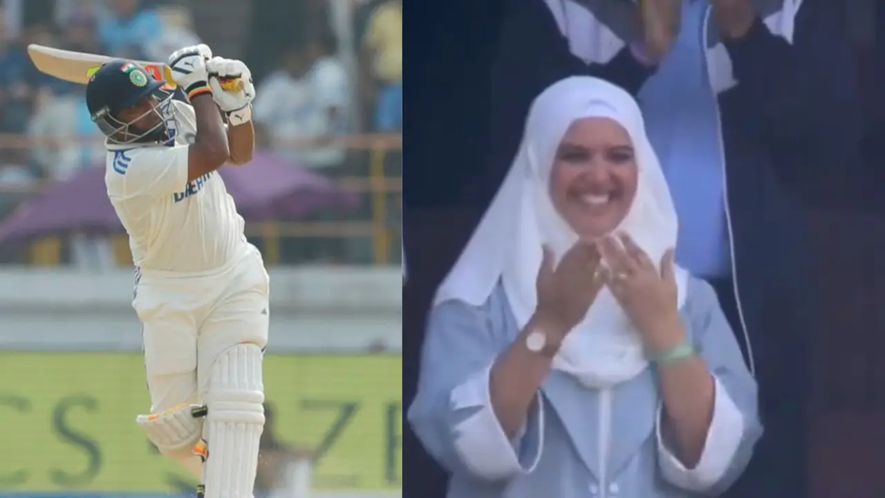 Sarfaraz khan and his wife Romana