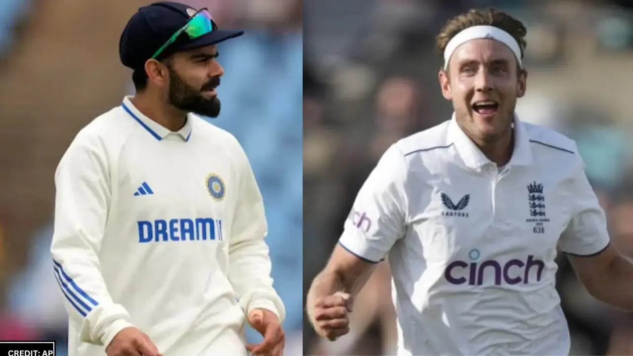 Virat Kohli and Stuart Broad