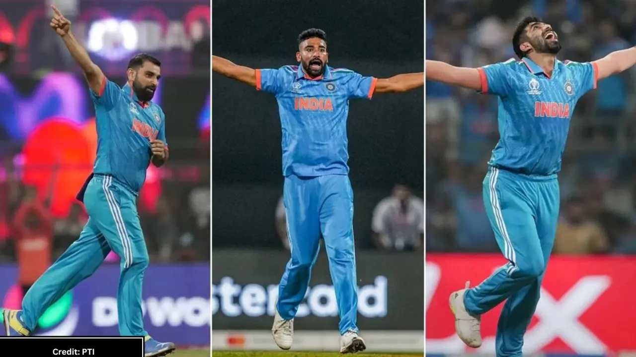 shami, siraj and Bumrah