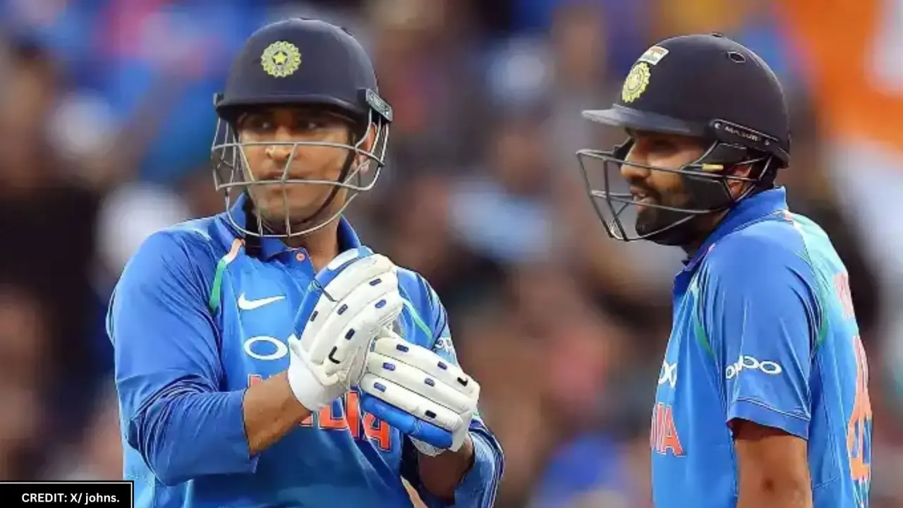 Dhoni & rohit sharma