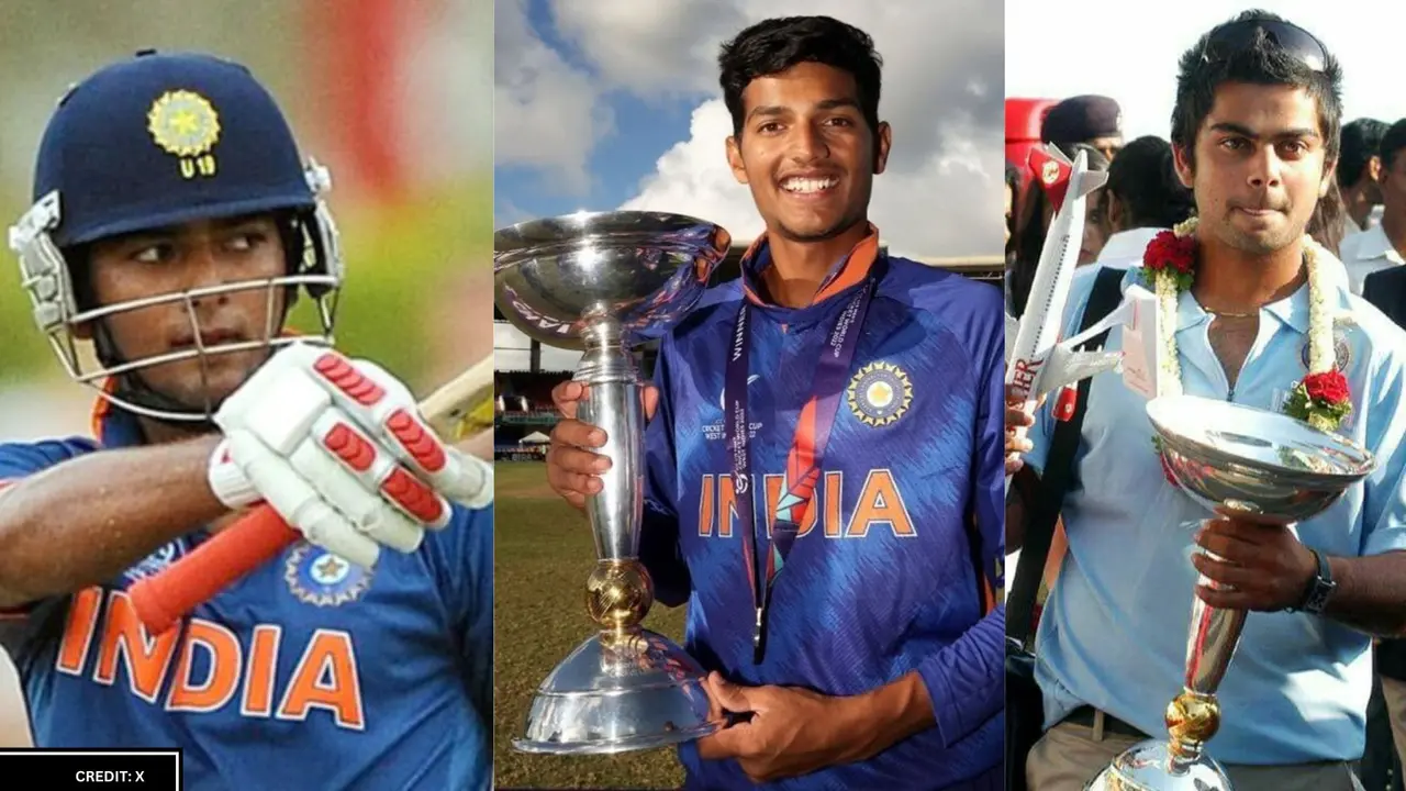 Unmukt Chand, Yash Dhull, Virat Kohli