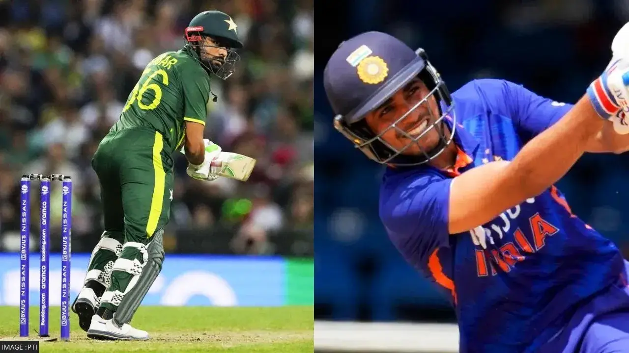 Shubman Gill and Babar Azam