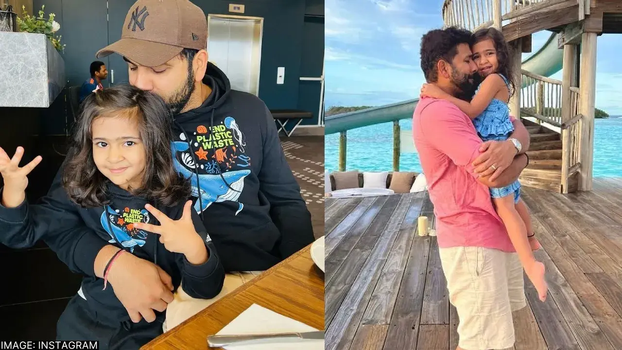 Rohit Sharma and Samaira