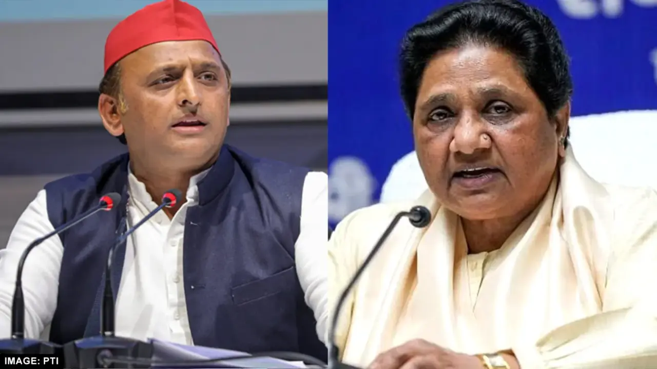 Akhilesh Yadav and Mayawati