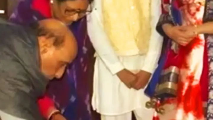 Rajnath Singh lit Diyas