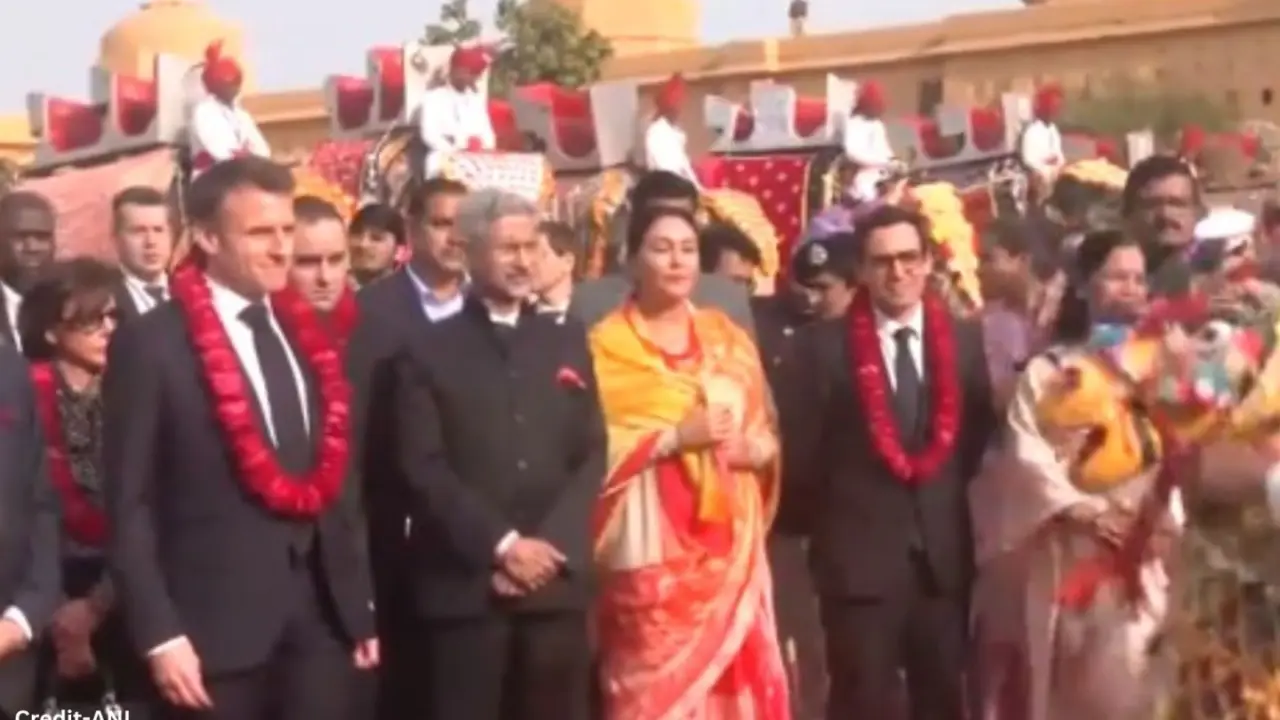 Emmanuel Macron Jaipur