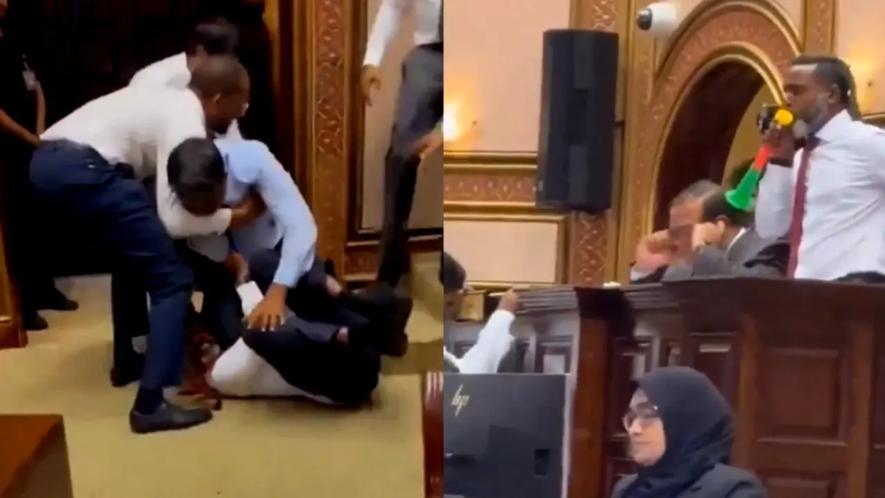 Maldives parliament chaos