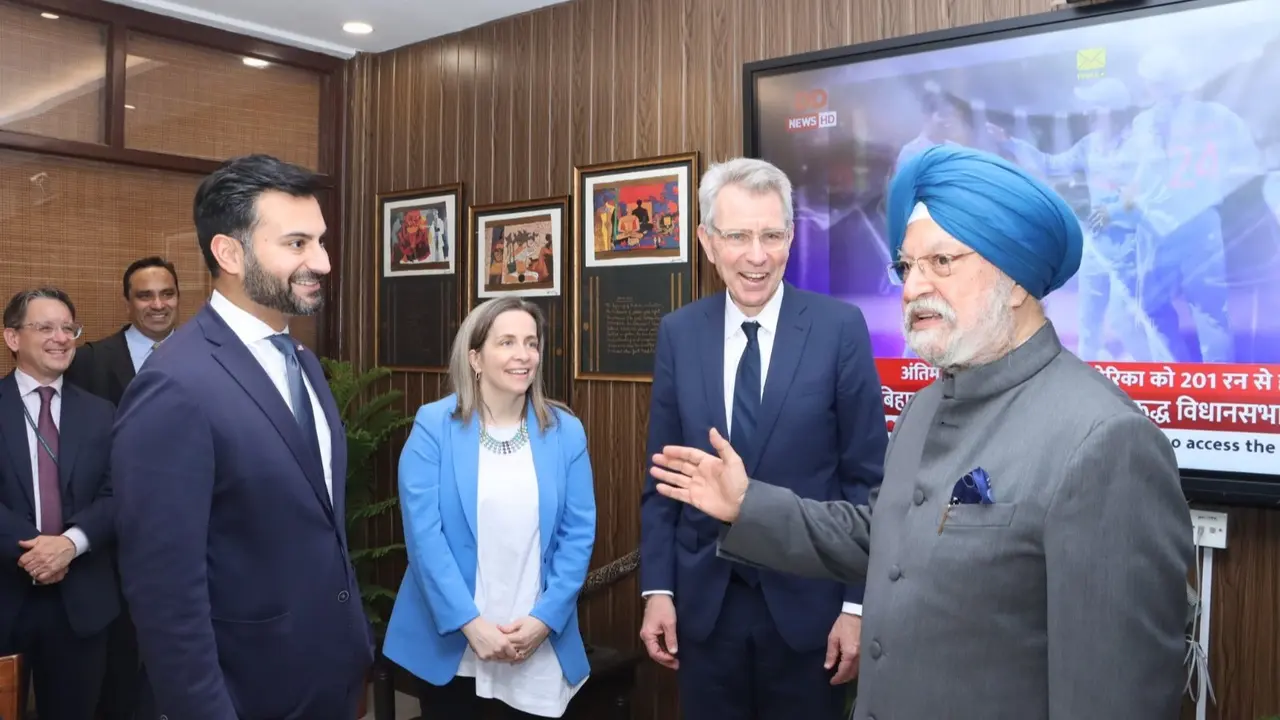 Geoffrey R Pyatt and Hardeep Singh Puri