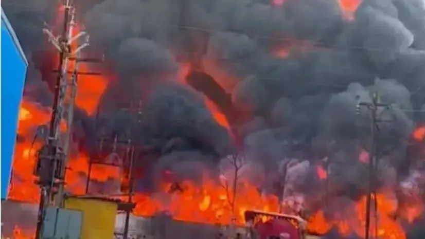 severe fire / symbolic picture