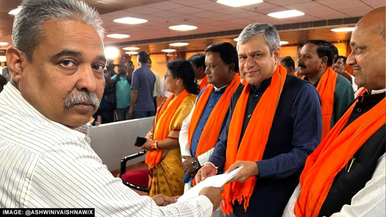 Ashwini Vaishnav filed nomination for Rajya Sabha