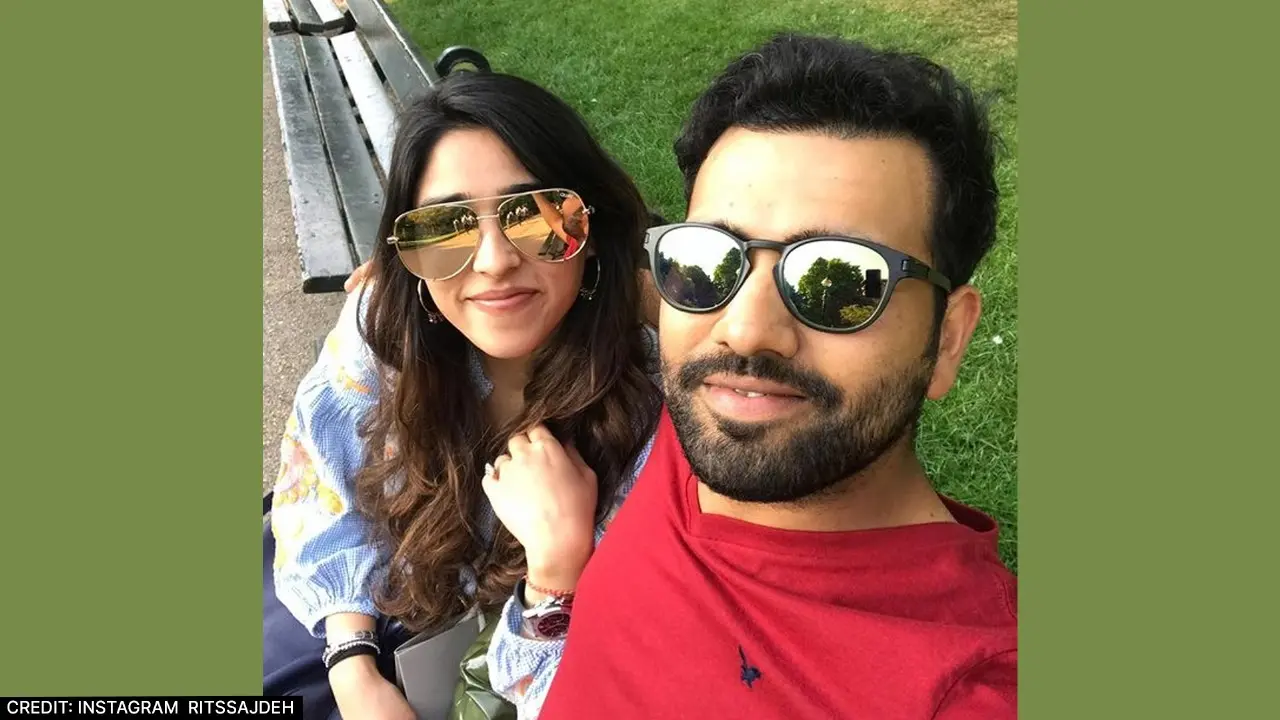 Rohit Sharma and Ritika Sajdeh